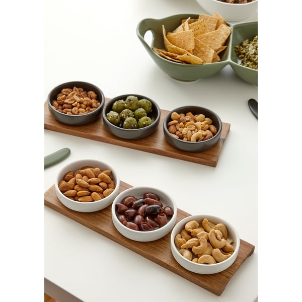 Zaļi servīzes trauki 3 gabalu komplektā, izgatavoti no keramikas Host – Ladelle-image-1