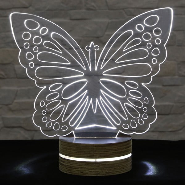 3D galda lampa Butterfly