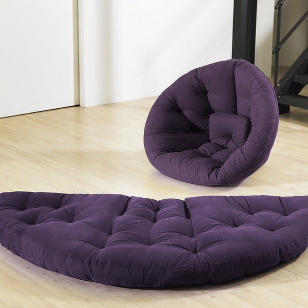 Saliekamais krēsls Karup Baby Nest Purple-image-1