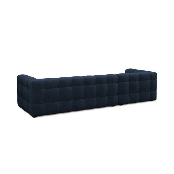 Zils samta stūra dīvāns Windsor & Co Sofas Vesta, kreisais stūris-image-4