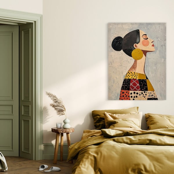 Attēls ar manuāli gleznotiem elementiem 70x100 cm Mae – Styler-image-4