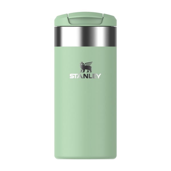 Salvijas zaļa nerūsējošā tērauda termokrūze 350 ml AeroLight™ Transit Mug Pistachio – Stanley-image-3