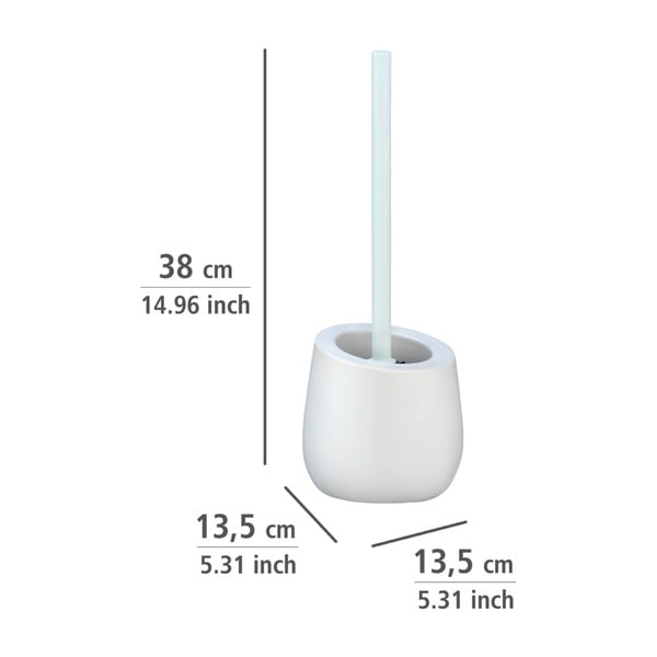 Balta keramikas tualetes birste Wenko Badi-image-1