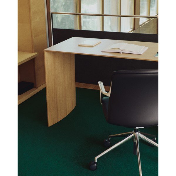 Darba galds ar ozolkoka imitāciju 60x140 cm Litto – Kave Home-image-1