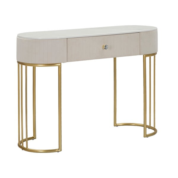 Bēšs konsoles galds 100x40 cm Montpellier – Mauro Ferretti-image-2