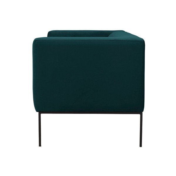 Zilganzaļš samta dīvāns Windsor & Co Sofas Neptune, 195 cm-image-3