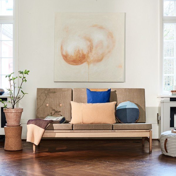 Krēmkrāsas sēžammaiss Grid – OYOY Living Design-image-3