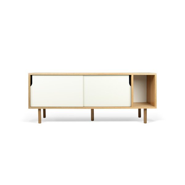 Balta kumode TemaHome Dann Oak