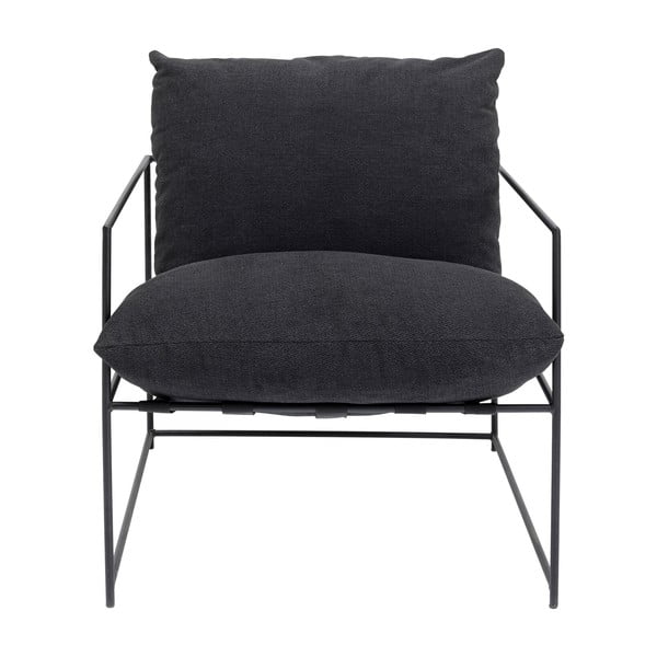 Tumši pelēks atpūtas krēsls Cuby – Kare Design