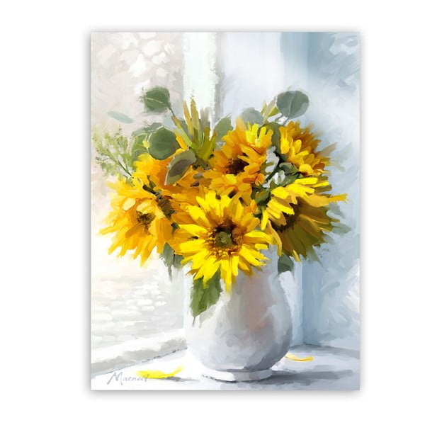 Glezna Styler Canvas Flowers Sunflowers, 60 x 80 cm