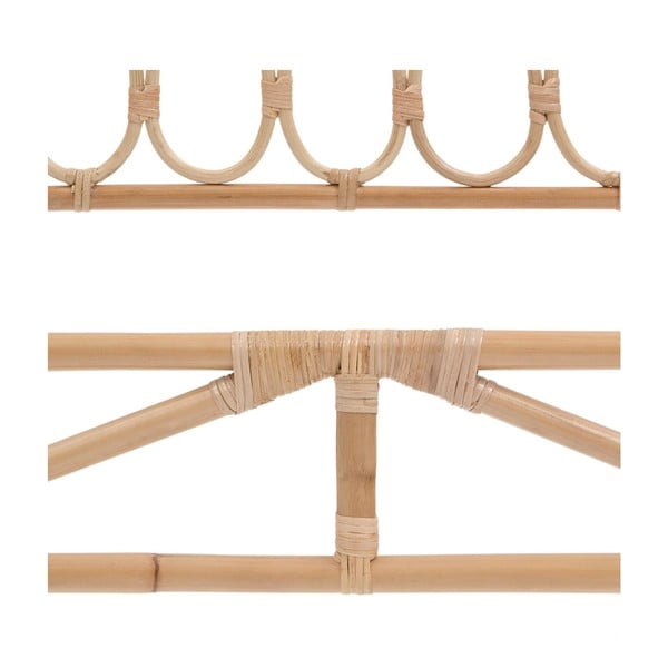 Dabīga toņa rotangpalmas galvgalis 90x110 cm Caterina – Kave Home-image-1