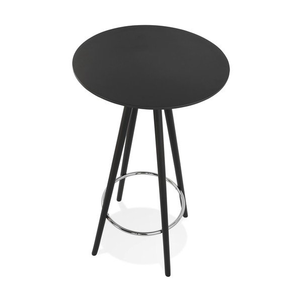Melns bāra galds Kokoon Deboo, augstums 110 cm-image-2