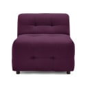 Tumši violets dīvāna modulis Kleber – Bobochic Paris