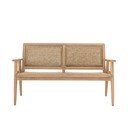 Dabīga toņa masīvkoka dārza dīvāns Sorrento – Bloomingville