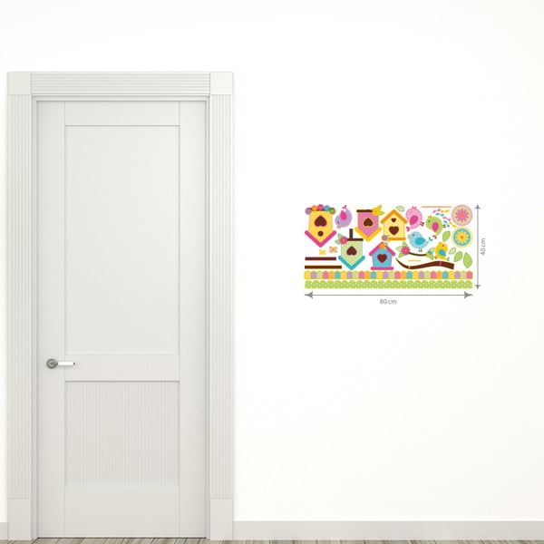 Ambiance Pop Art Panda uzlīme, 40 x 40 cm