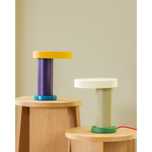 Zaļa galda lampa (augstums 25 cm) Magic – Hübsch-image-3