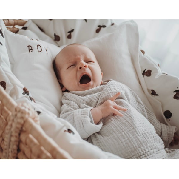 Balta kokvilnas bērnu sega 140x200 cm – Malomi Kids-image-2