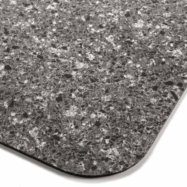 Antracīta pelēks vannas istabas paklājiņš 50x80 cm Granite – douceur d'intérieur-image-3