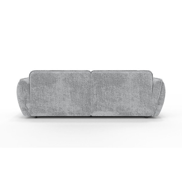 Gaiši pelēks stūra dīvāns no šenila auduma (ar kreiso stūri/ar zvilni) Nelia – Ropez-image-4