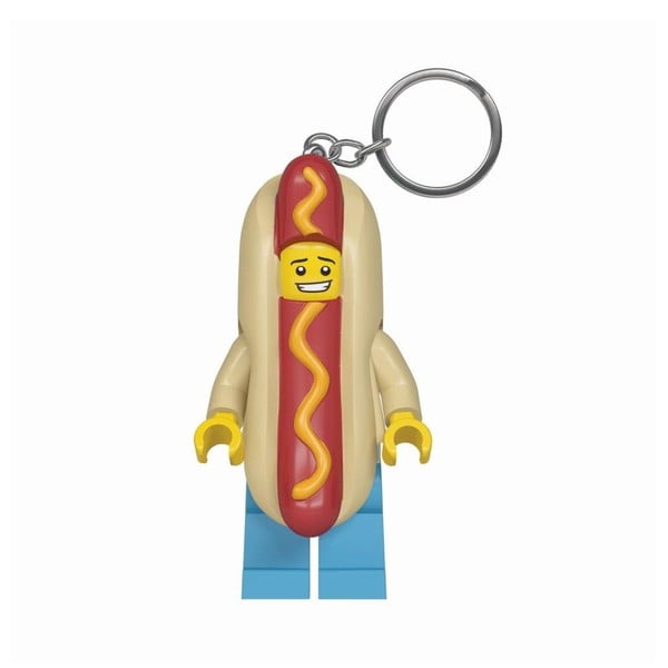 Atslēgu piekariņš ar lukturīti LEGO® Hot Dog