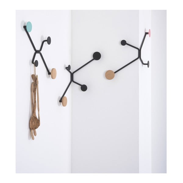 Melns stūra sienas pakaramais Gazzda Hook-image-4