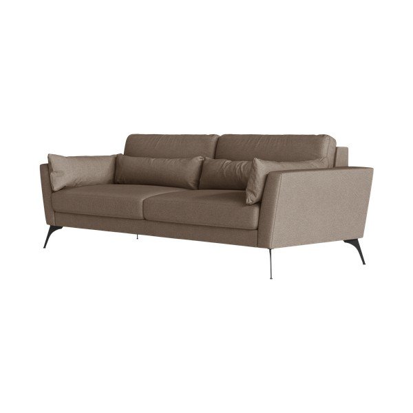 Brūns trīsvietīgs dīvāns Marie Claire Home Susan-image-3