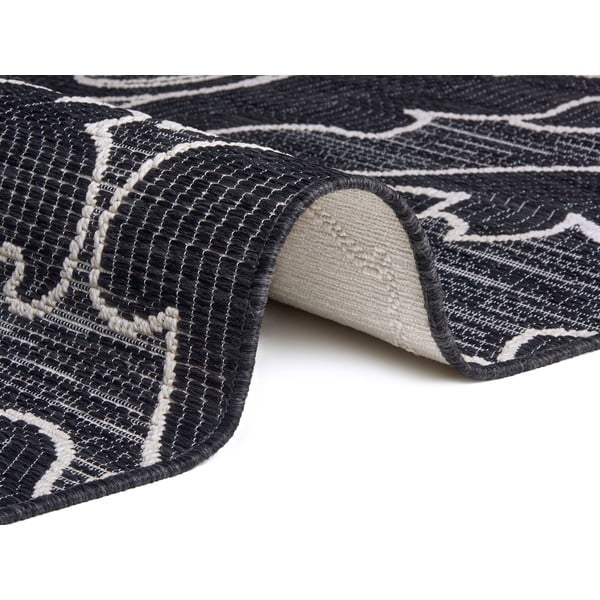 Melns āra paklājs 194x290 cm Elina Black – Hanse Home-image-2