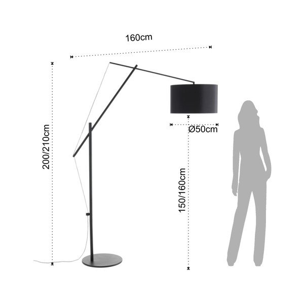 Melna stāvlampa Tomasucci Gear-image-1