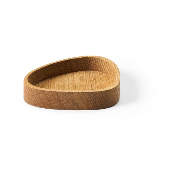 Dabīga toņa dekoratīva koka uzglabāšanas kaste 14x12,5x3 cm Curve S – LIND DNA