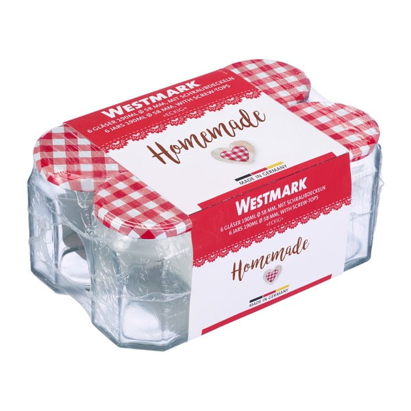 6 Westmark glāžu komplekts ar vāciņu, 190 ml-image-2