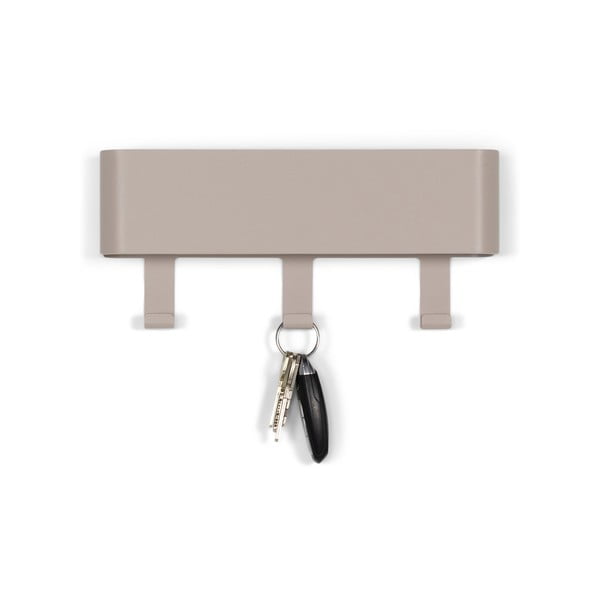 Pelēks/bēšs metāla sienas pakaramais ar plauktu Dax Play – Spinder Design-image-2