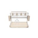 Bēšs metāla divu līmeņu trauku žāvētājs 42x51 cm – Brabantia