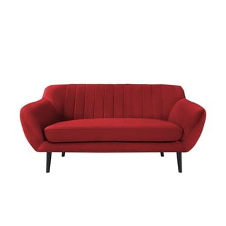 Sarkans samta dīvāns Mazzini Sofas Toscane, 158 cm