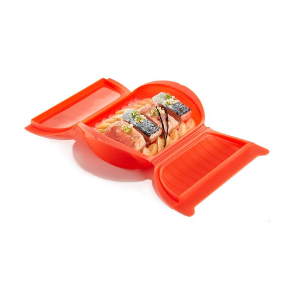 Silikona trauks tvaicēšanai – Lékué-image-4