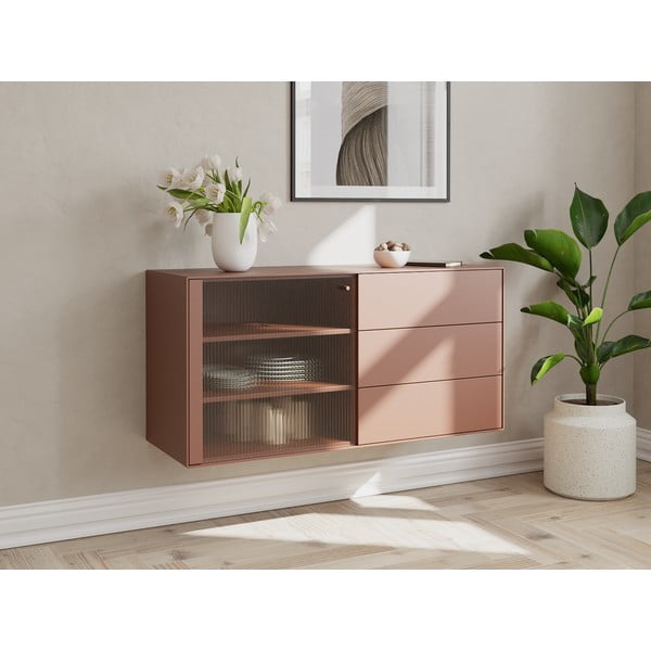 Ķieģeļu sarkana piekarināma kumode 120x59 cm Edge by Hammel – Hammel Furniture-image-1