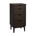 Tumša dabīga toņa ozola masīvkoka kumode 45x92x38 cm Garrison – Rowico