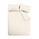 Bēša/krēmkrāsas vienvietīga flaneļa gultas veļa 135x200 cm – Catherine Lansfield