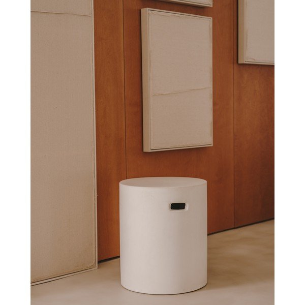 Betona apaļš dārza kāju soliņš ø 37 cm Aiguablava – Kave Home-image-1