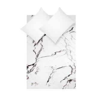 Balta kokvilnas gultas veļa Westwing Collection, 200 x 200 cm