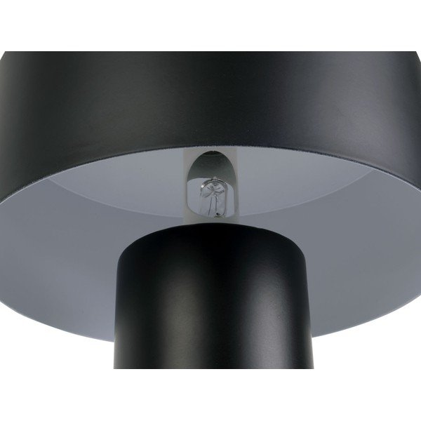 Melna galda lampa Leitmotiv Tubo, augstums 23 cm-image-1