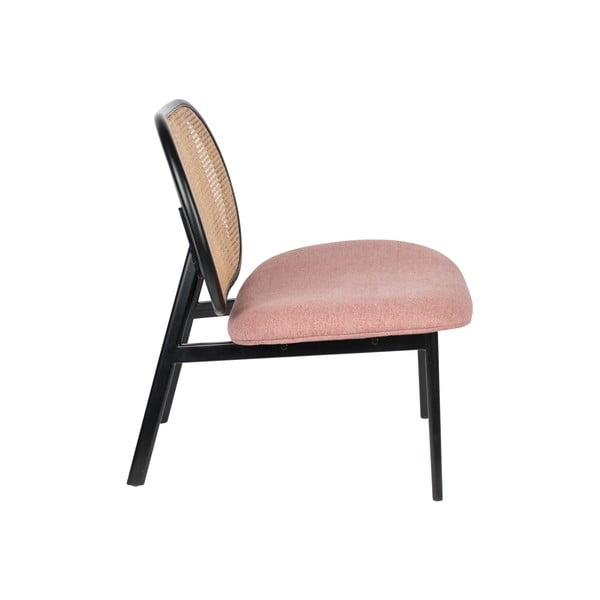 Rozā/brūns atzveltnes krēsls Zuiver Spike-image-3