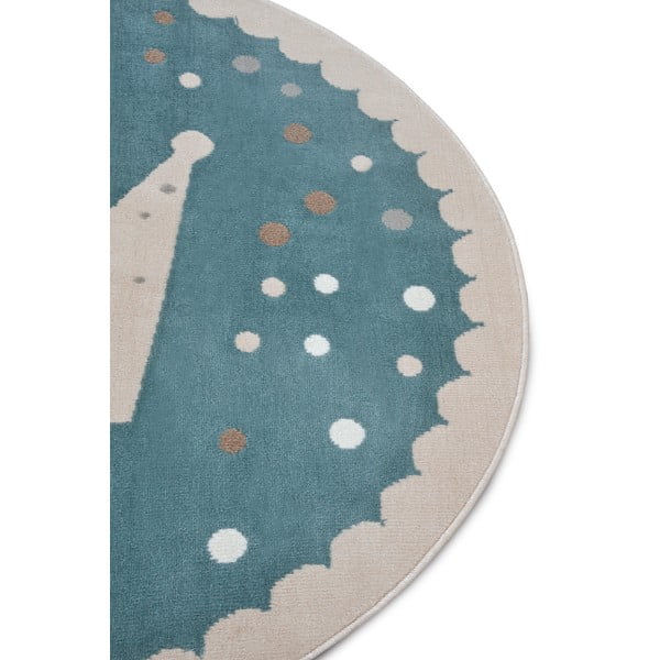 Zils bērnu paklājs ø 140 cm Crown – Hanse Home-image-1