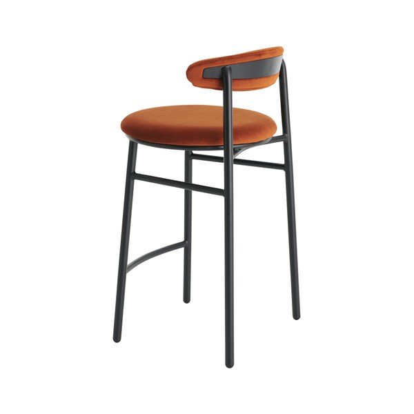 Konjakbrūns metāla bāra krēsls (sēdekļa augstums 66 cm) Doggi – Ellos Home-image-2