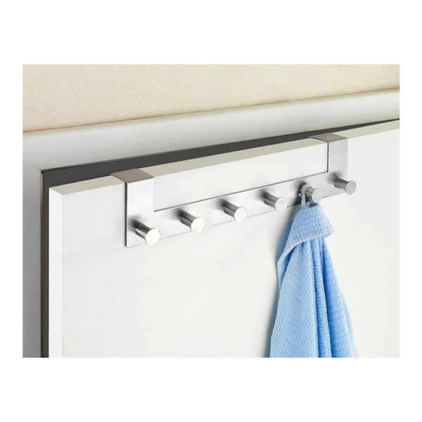 Durvju pakaramais ar 6 āķiem sudraba krāsā Wenko Celano-image-1