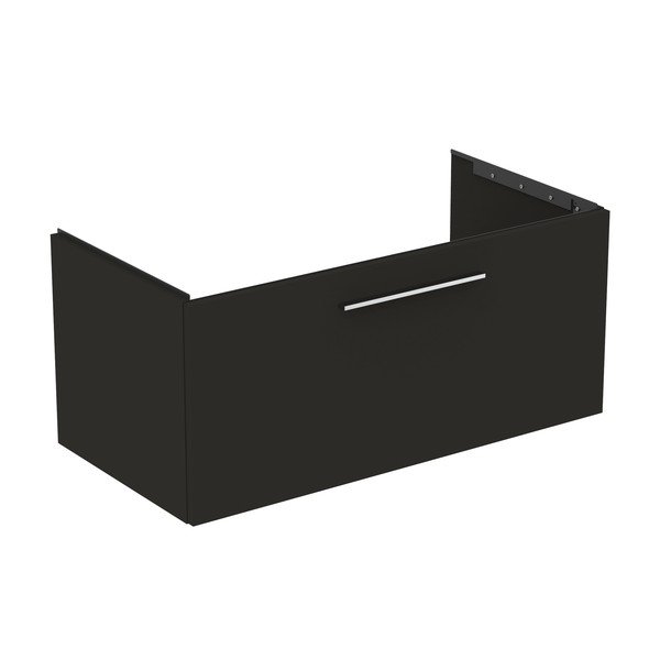 Antracīta pelēks piekarams skapītis zem izlietnes 100x44 cm i.Life B – Ideal Standard-image-2