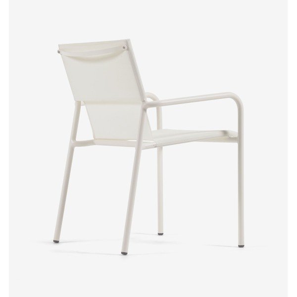 Balts alumīnija dārza krēsls Kave Home Zaltana-image-2