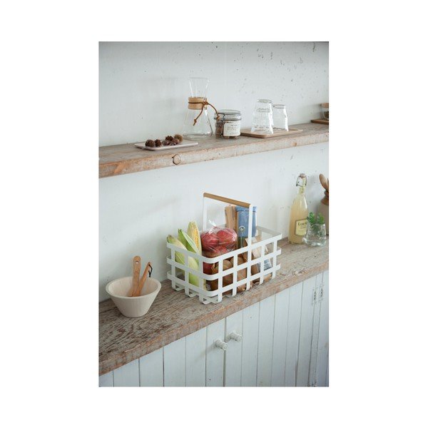 Balts uzglabāšanas grozs YAMAZAKI Tosca-image-1