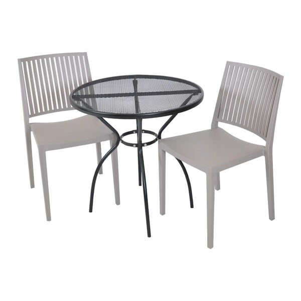 Smilškrāsas plastmasas dārza krēsls Bars – Rojaplast-image-2