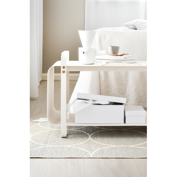 Krēmkrāsas iekštelpu un āra celiņa paklājs 70x200 cm Boo Linen – Pappelina-image-3