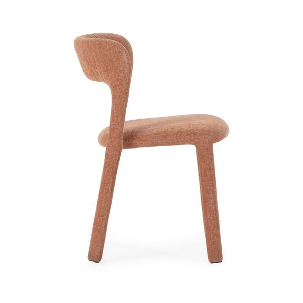 Terakotas oranžs polsterēts ēdamistabas krēsls Lilia – MOME-image-4